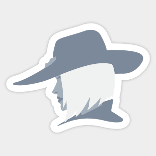 Ashe's silhouette Sticker